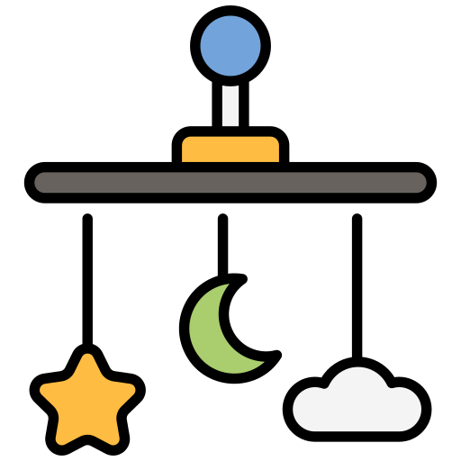 Crib mobile - Free kid and baby icons