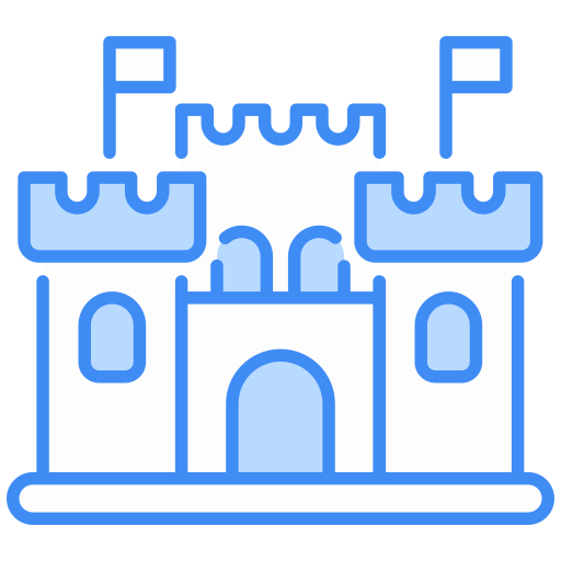 castillo de juguete icono gratis