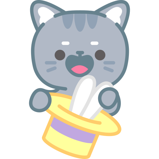 Magic trick free sticker