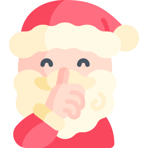 santa secreto icono gratis