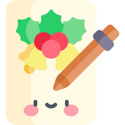 notas navideñas icono gratis