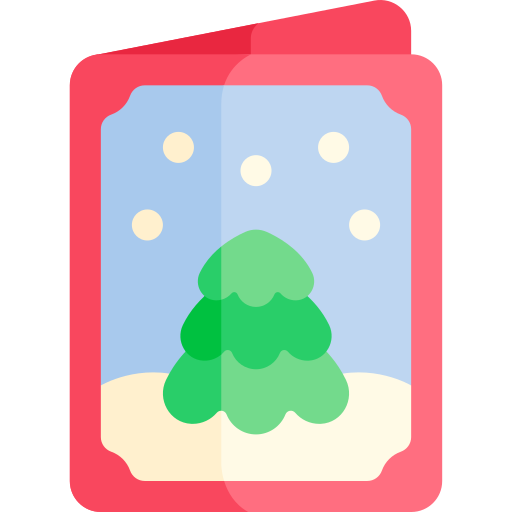 carte de noël Icône gratuit