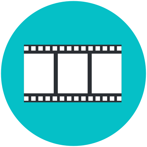 carrete de película icono gratis