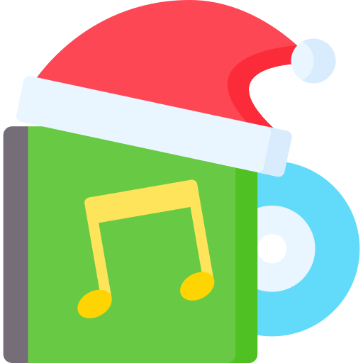 música de navidad icono gratis