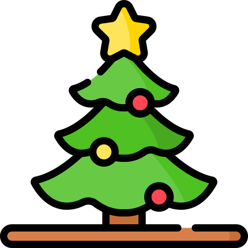 árbol de navidad icono gratis