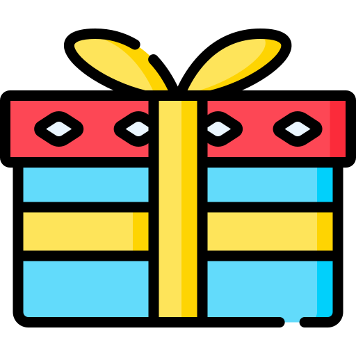 caja de regalo icono gratis