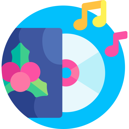 música de navidad icono gratis