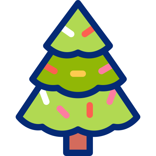 árbol de navidad icono gratis