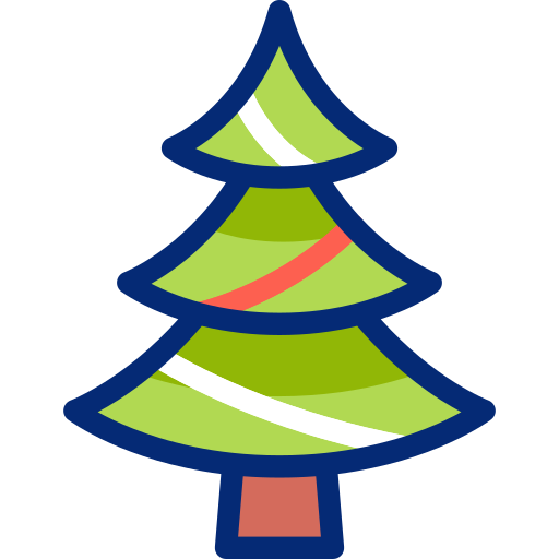 árbol de navidad icono gratis