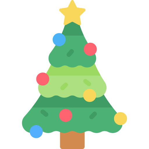 árbol de navidad icono gratis