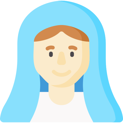 Virgin mary - Free christmas icons