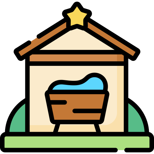 Nativity scene free icon