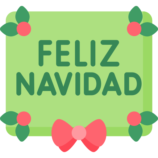 feliz navidad icono gratis