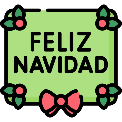 feliz navidad icono gratis