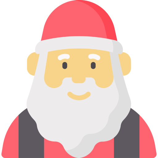 papá noel icono gratis