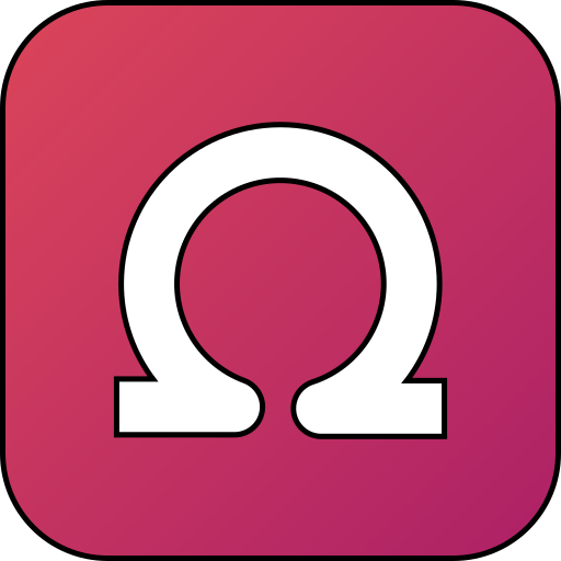 omega icono gratis