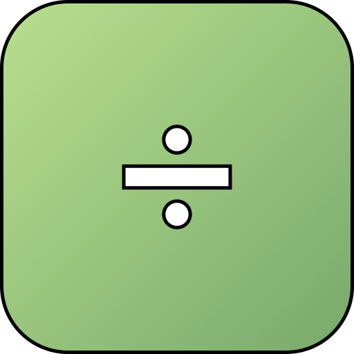 división icono gratis