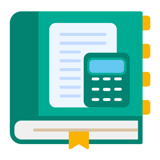 Accounting book - Free education icons