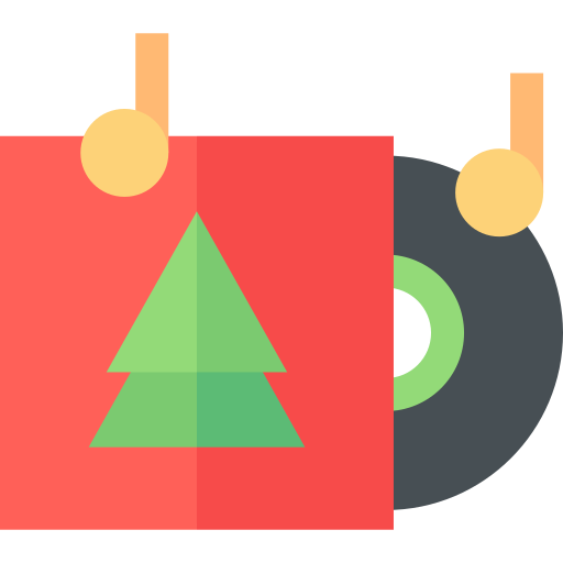 música de navidad icono gratis