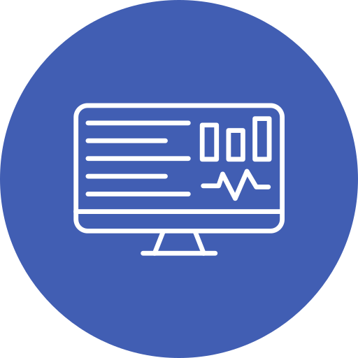 informe financiero icono gratis