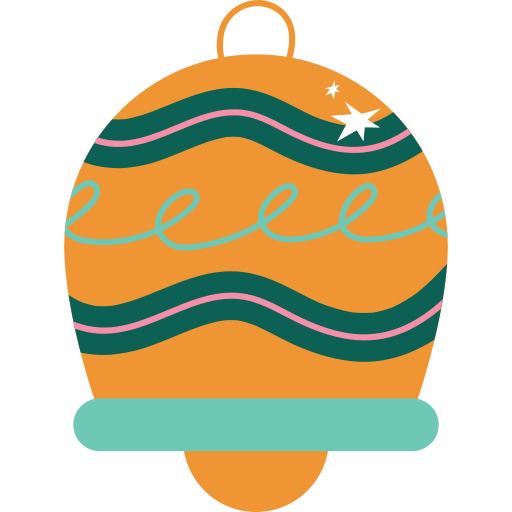 campana de navidad icono gratis