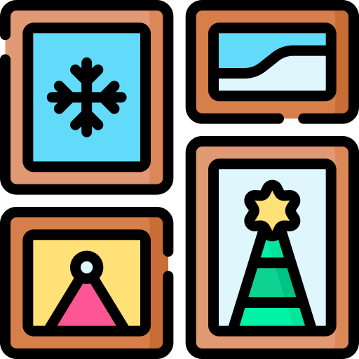 fotos de navidad icono gratis