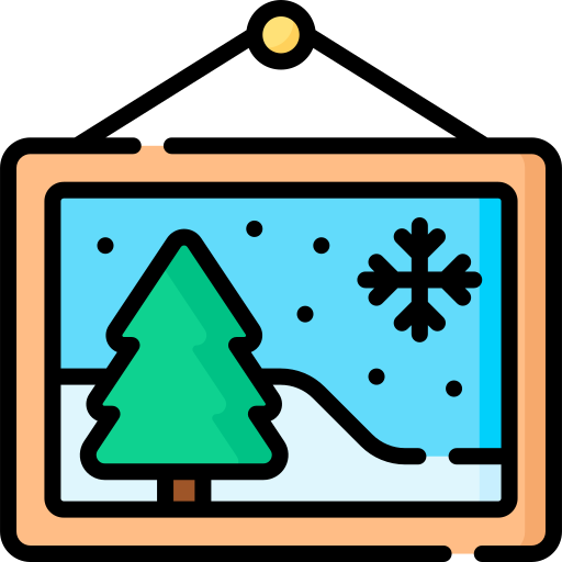 fotos de navidad icono gratis