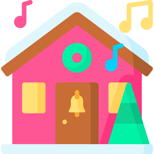 música de navidad icono gratis