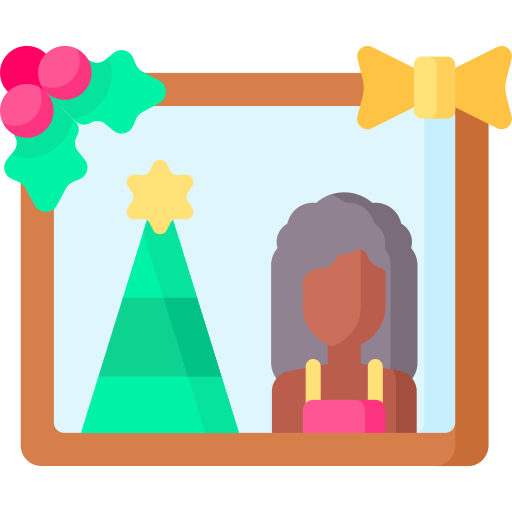 Рождественские фотографии бесплатно иконка