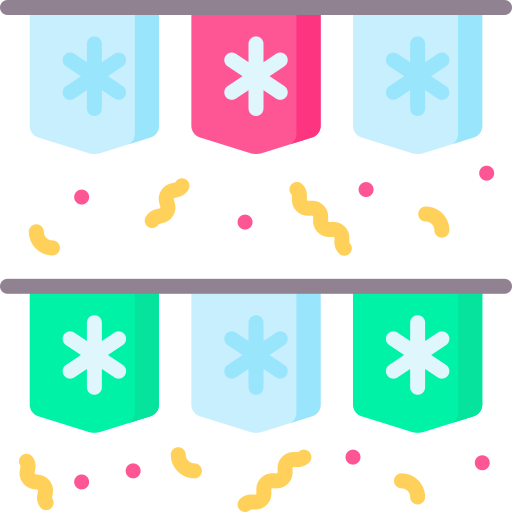 guirnaldas icono gratis