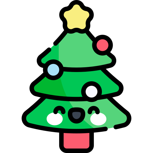 árbol de navidad icono gratis