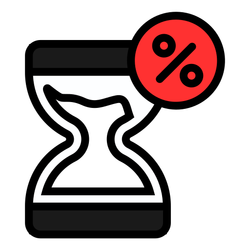 Sand clock free icon Sand clock free icon