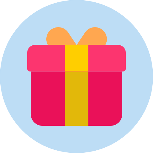 Gift free icon Gift free icon