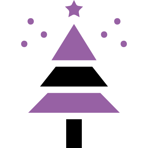 árbol de navidad icono gratis