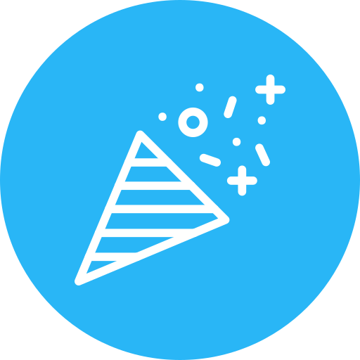 confete grátis ícone