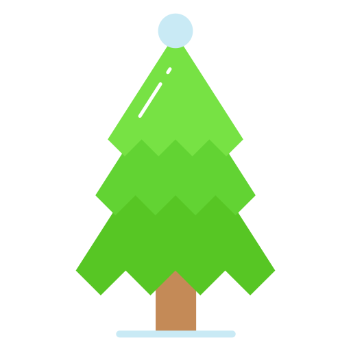 árbol de navidad icono gratis