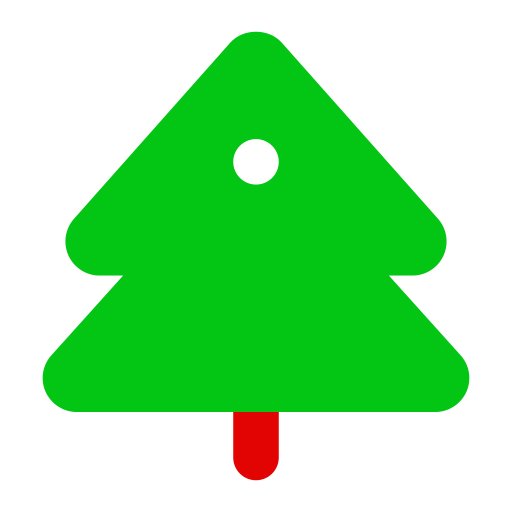 árbol de navidad icono gratis