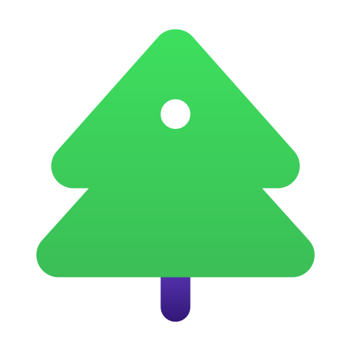 árbol de navidad icono gratis