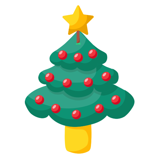 árbol de navidad icono gratis