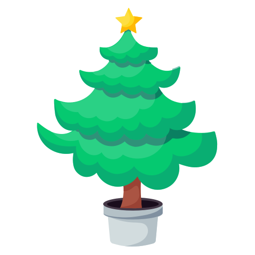 árbol de navidad icono gratis