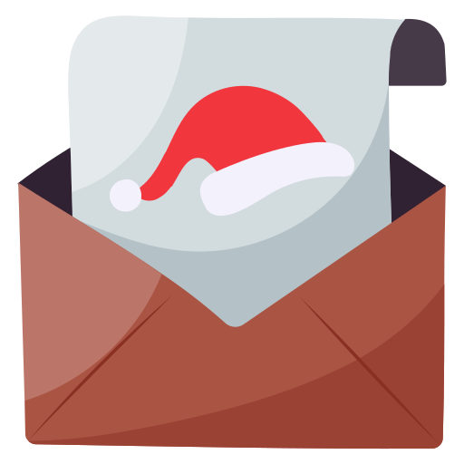 carta de navidad icono gratis