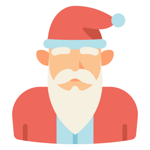 papá noel icono gratis