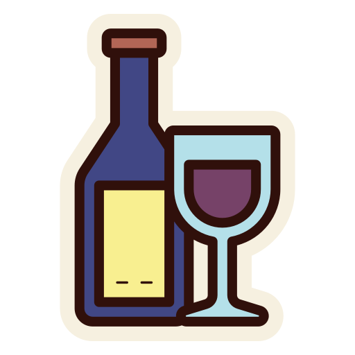 bebida de vino icono gratis