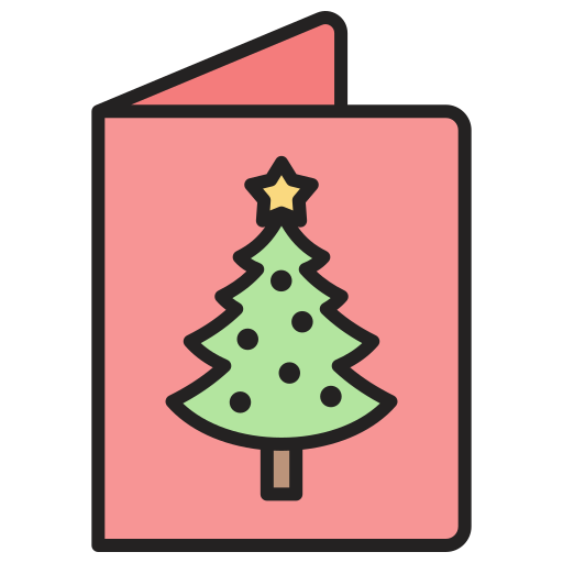 Christmas card Generic color lineal-color icon