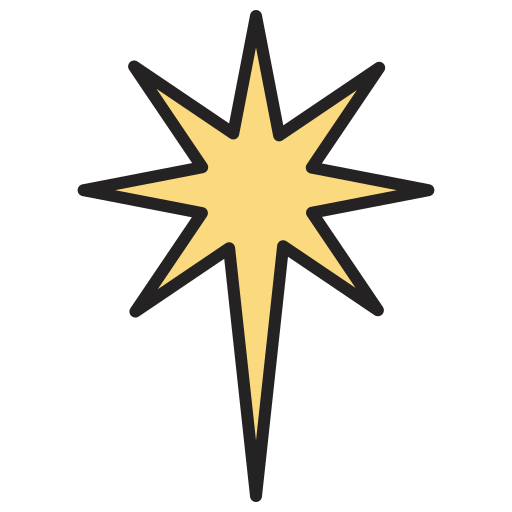 estrela do norte grátis ícone