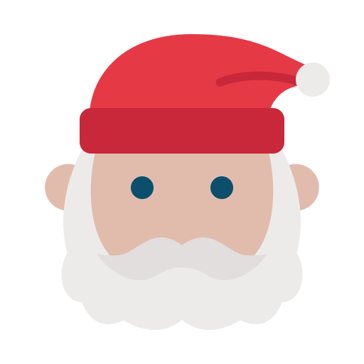 papá noel icono gratis