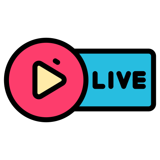 Live stream free icon
