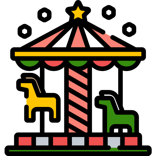 Merry go round - Free entertainment icons