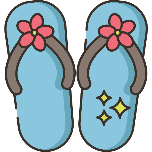 chancletas icono gratis