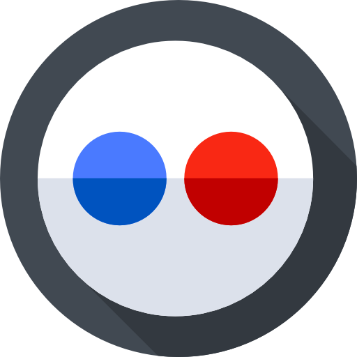 flickr Icône gratuit flickr Icône gratuit